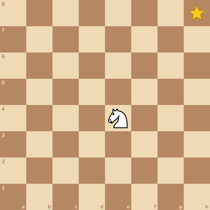 Get the star in the corner. It takes three jumps!
