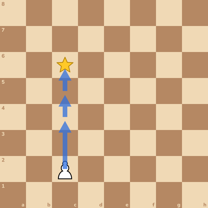 The answer on the board