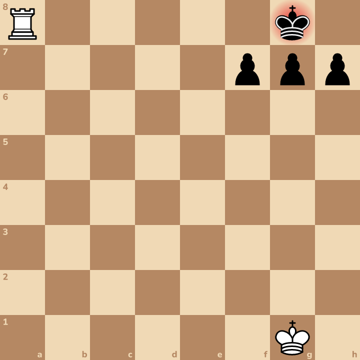 Here's another one. Black to move. Is this checkmate?