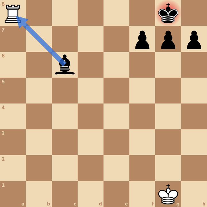 The answer on the board