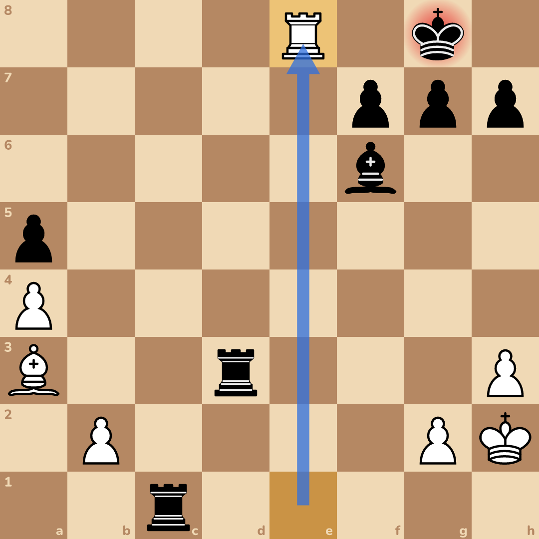 The answer on the board