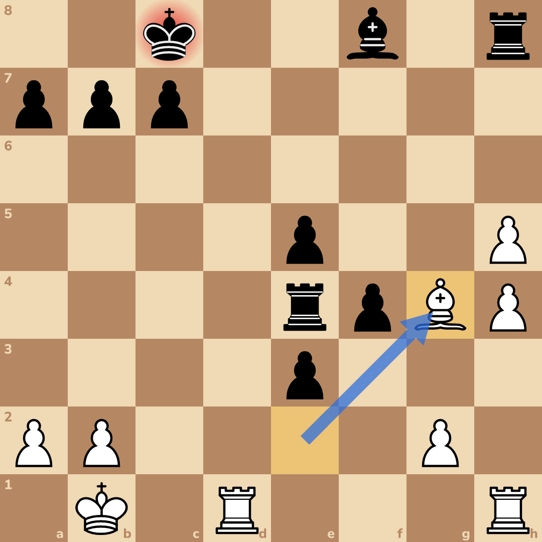 The answer on the board