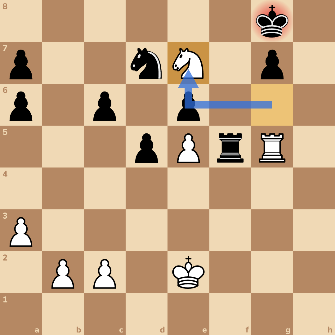 The answer on the board